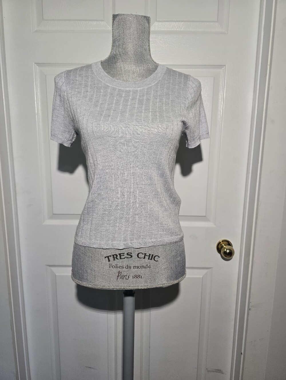 J.CREW silk/cashmere Blend Crew Neck